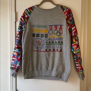 Vintage 1988 US Olympic Sweatshirt - Size L
